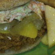 Slow Cooked Pulled Pork – Can you Say Slaw Burger – MMMM!