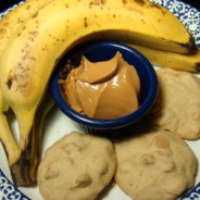 Banana Cookies with Peanut Butter Chips