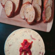 Roasted Red Pepper Cheesecake