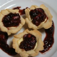 Goat Cheese Tartelettes with Fresh Fig Compote